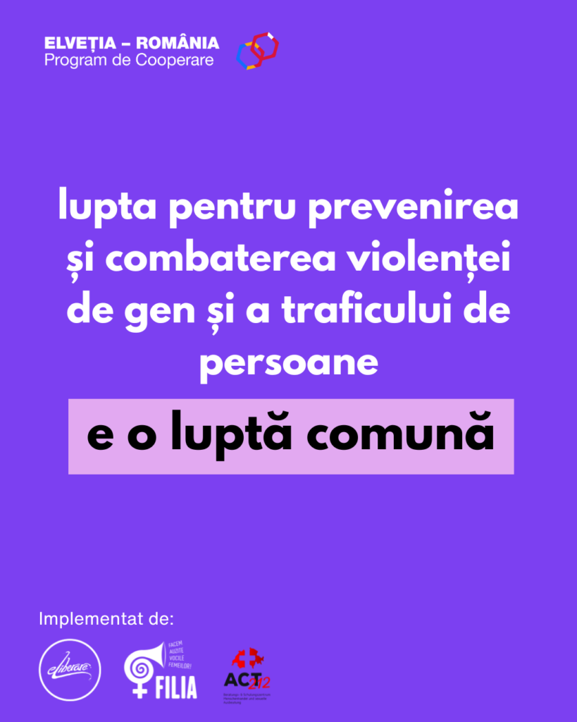 Lupta pentru prevenirea și combaterea violenței de gen și a traficului de persoane